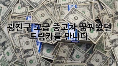 광진구 고급 중고차, 꿈꿔왔던 드림카를 만나다 ✨
